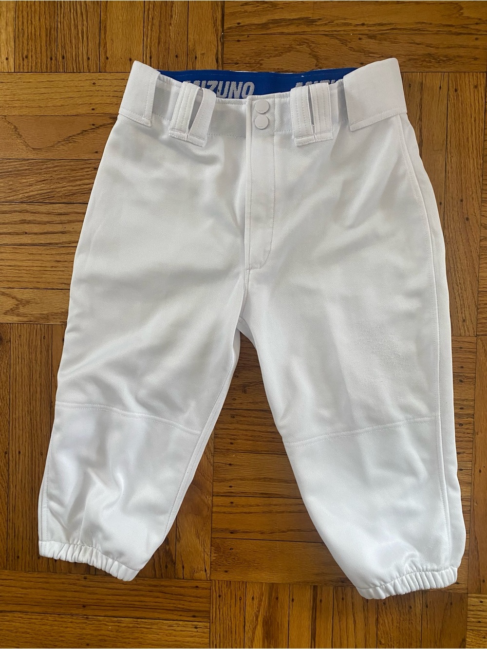 Youth White Baseball Knicker Style Pants - Mizuno YXL fits like a Y10